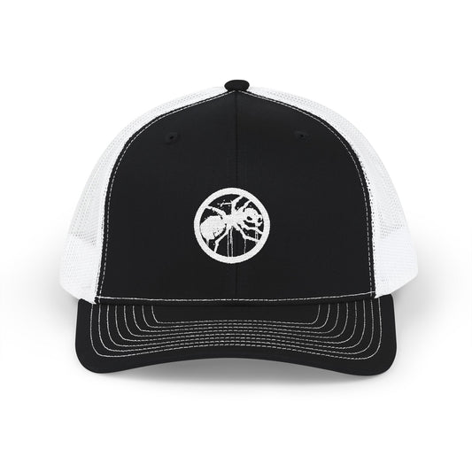 Stylish Snapback Trucker Cap - Trendy Black and White Hat for Outdoor Adventures, Sports, Everyday Casual Wear, Gift for Him/Her