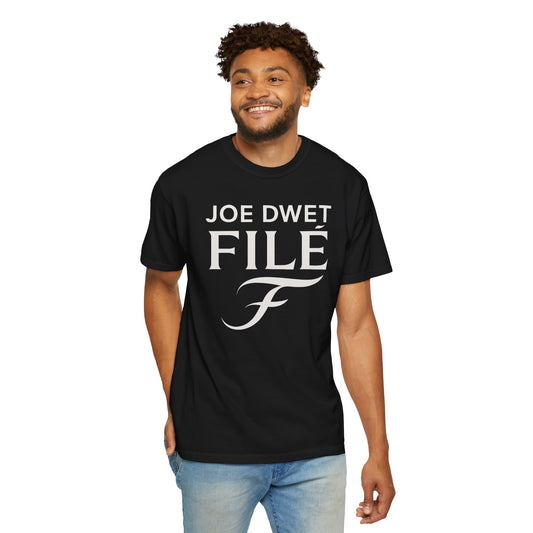Stylish Unisex T-shirt: Statement Tee Featuring 'JOE DWET FILÉ' and 'King' Design, Casual Wear, Gift for Him/Her, Birthday/Everyday Fashion